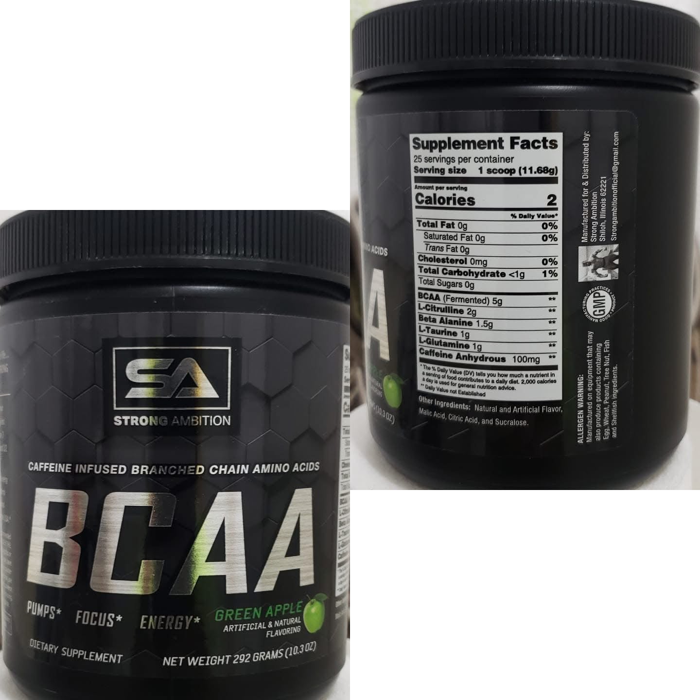 BCAA Green Apple Flavor